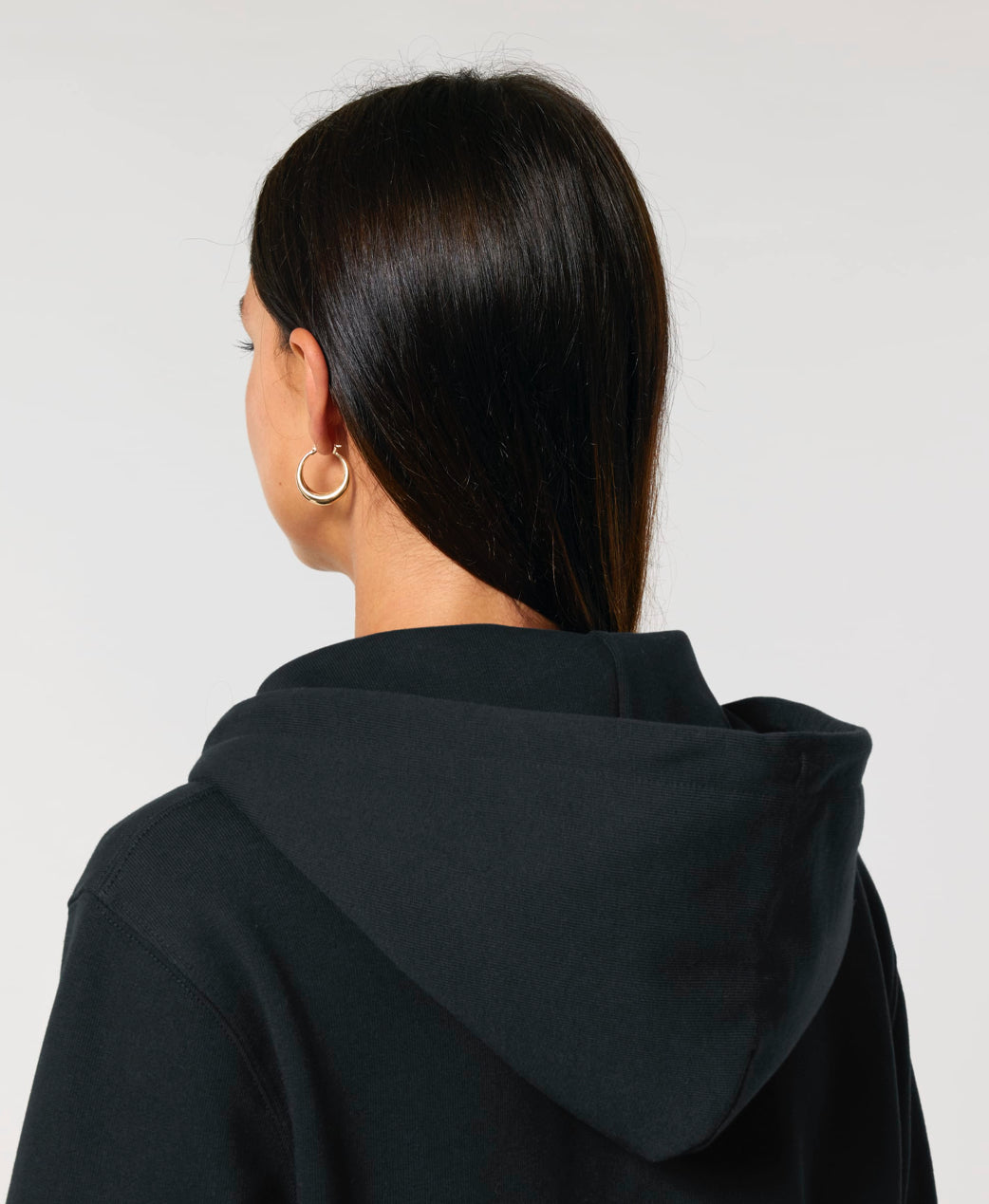 PREMIUM VINTAGE ZIP-UP HOODIE(BLACK)