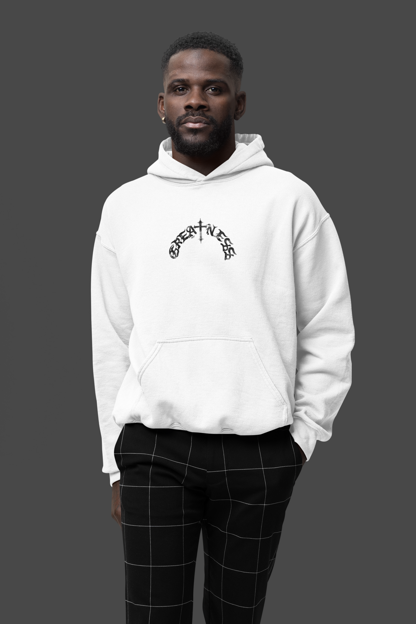 LION GREATNESS HOODIE (WHITE)