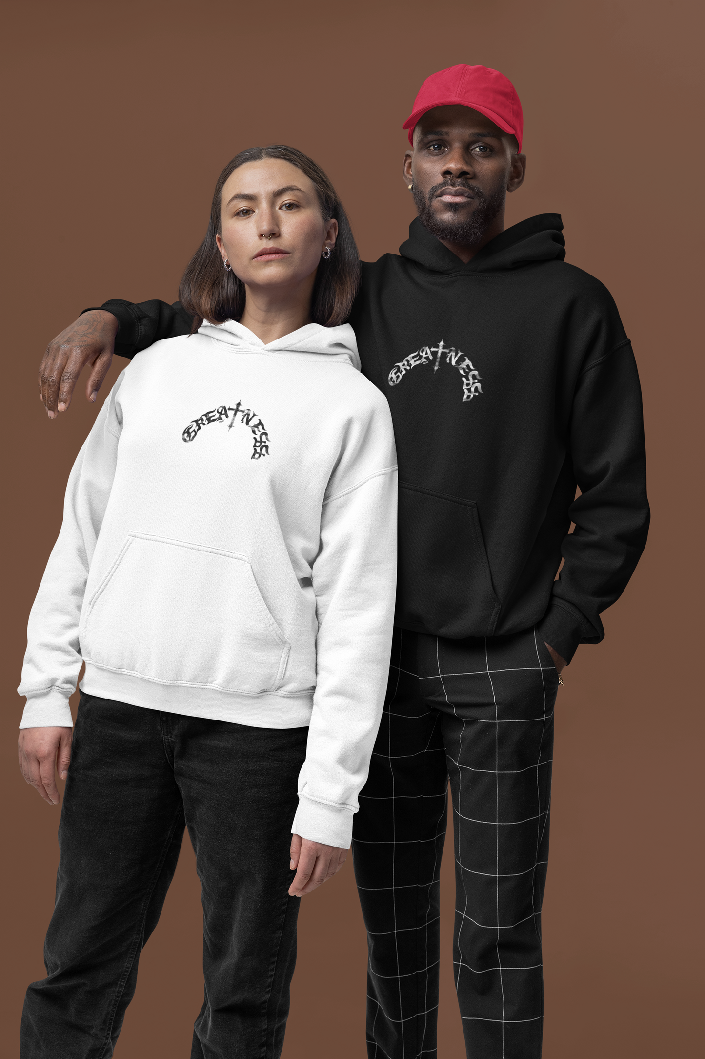 LIONESS GREATNESS HOODIE (WHITE)