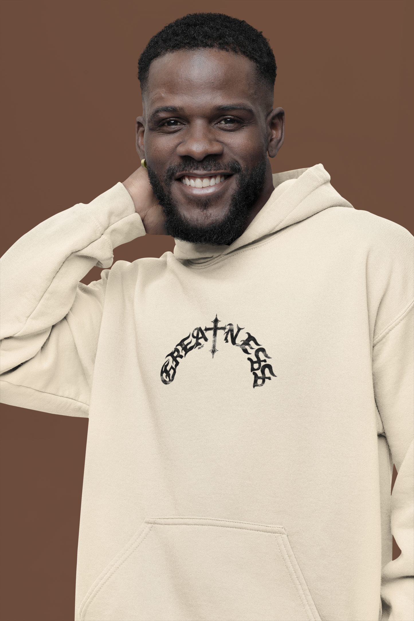 LION GREATNESS HOODIE (CREAM)