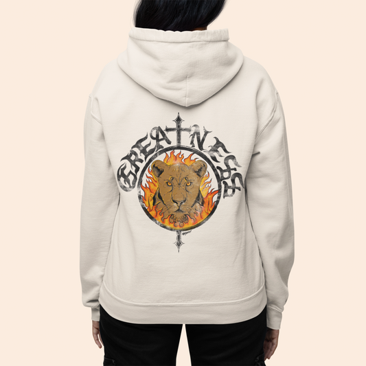 LIONESS GREATNESS HOODIE (CREAM)