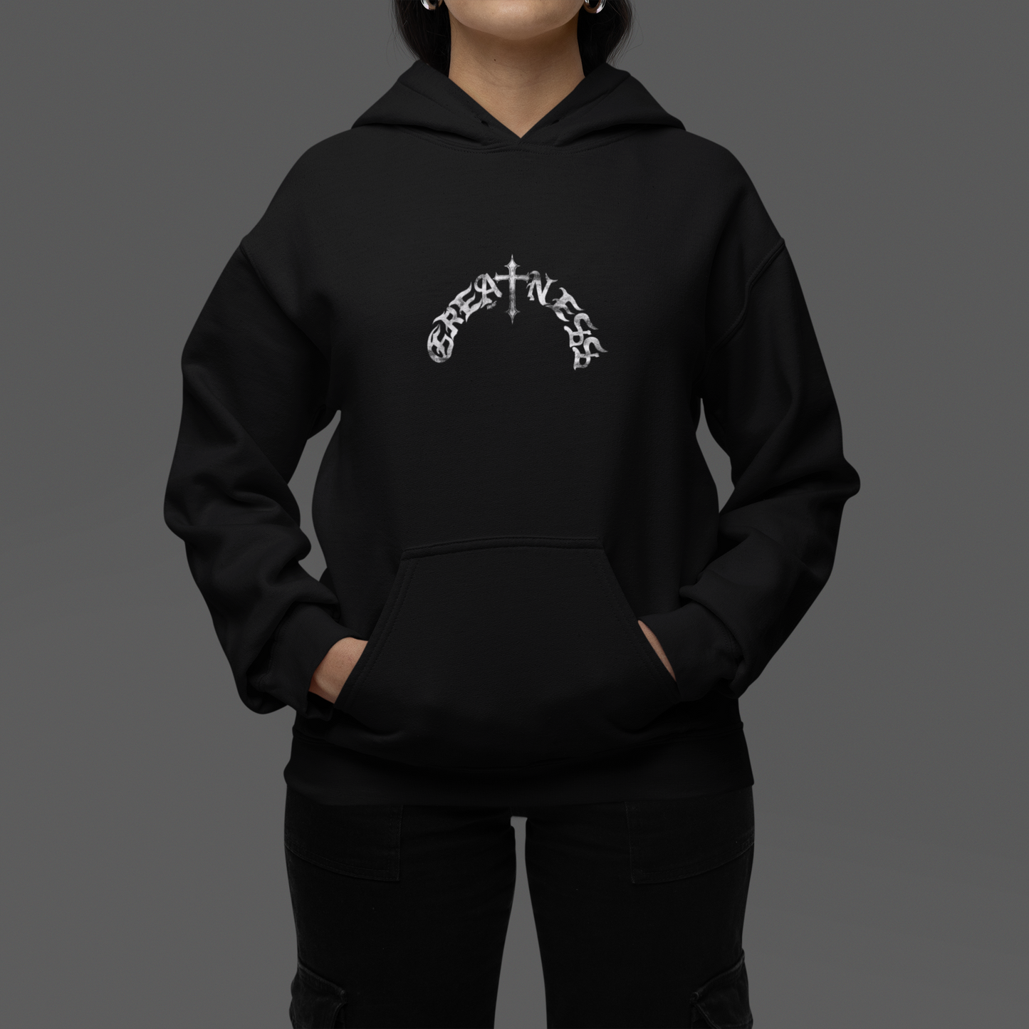 LIONESS GREATNESS HOODIE (BLACK)