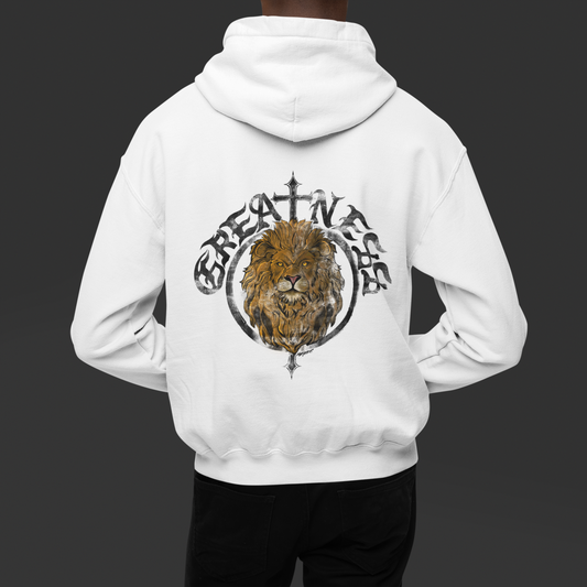 LION GREATNESS HOODIE (WHITE)