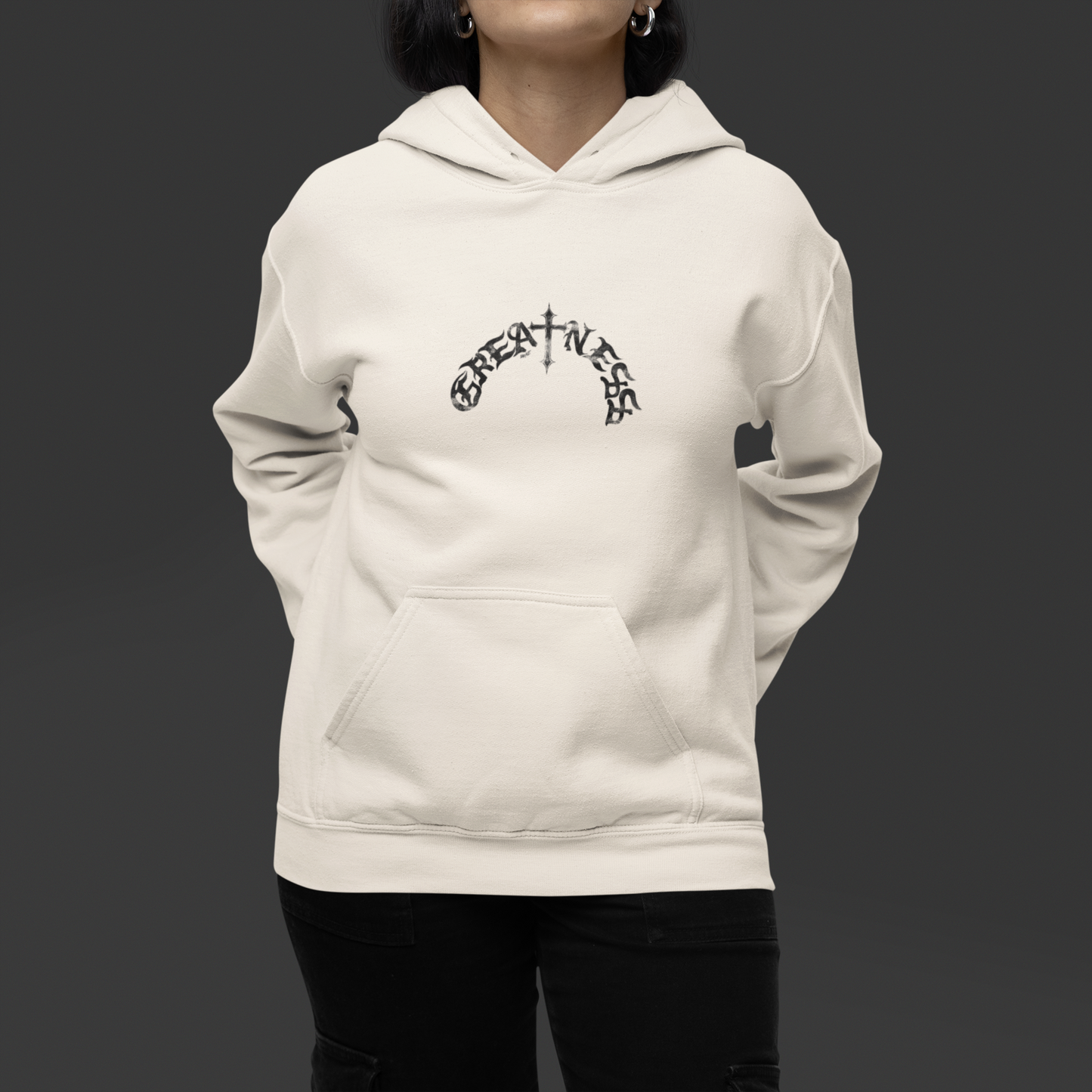 LIONESS GREATNESS HOODIE (CREAM)