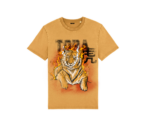 PREMIUM VINTAGE TORA T-SHIRT (MUSTARD YELLOW)